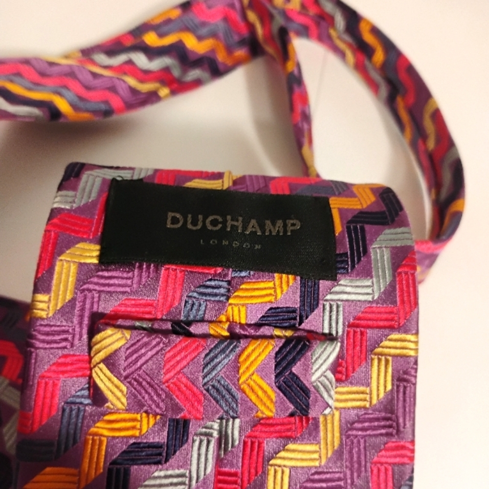 DUCHAMP LONDON Multicolor Men's Silk Tie